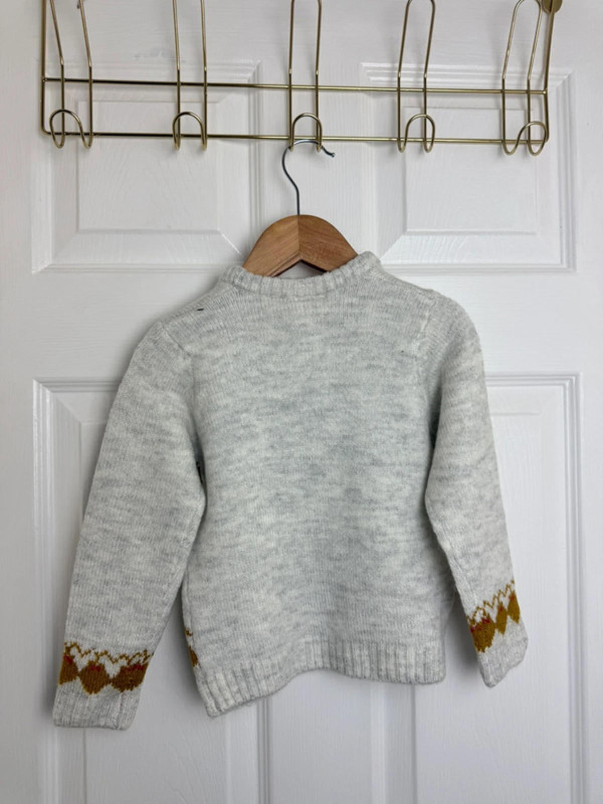 Palomino Kids Light Grey Fair Isle Knit Jumper - Unisex 3 Years - Back On The Shelves High Street Discount Outlet Online UK