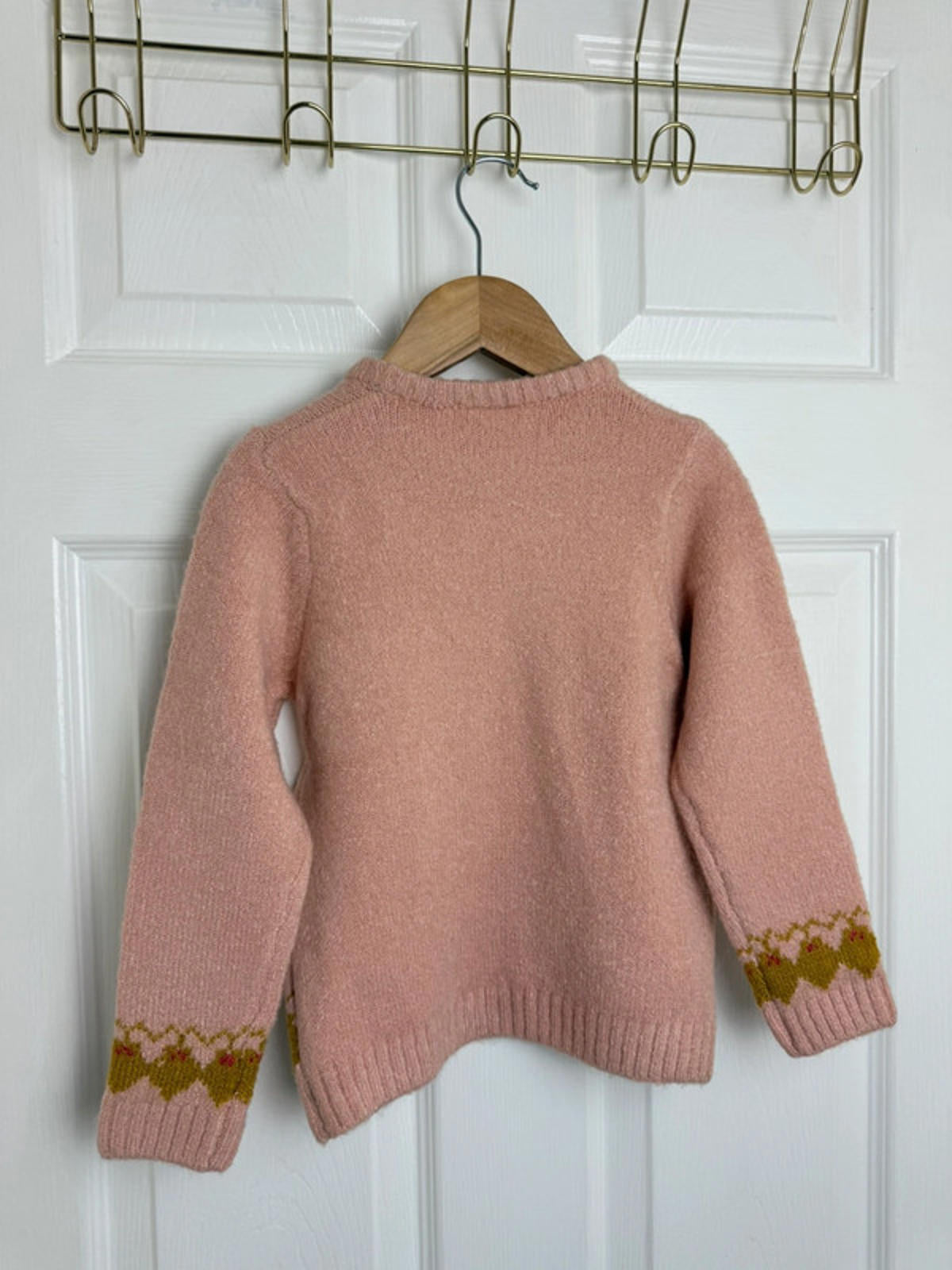 Palomino Kids Pink Fair Isle Knit Jumper - Unisex 3 Years - Back On The Shelves High Street Discount Outlet Online UK