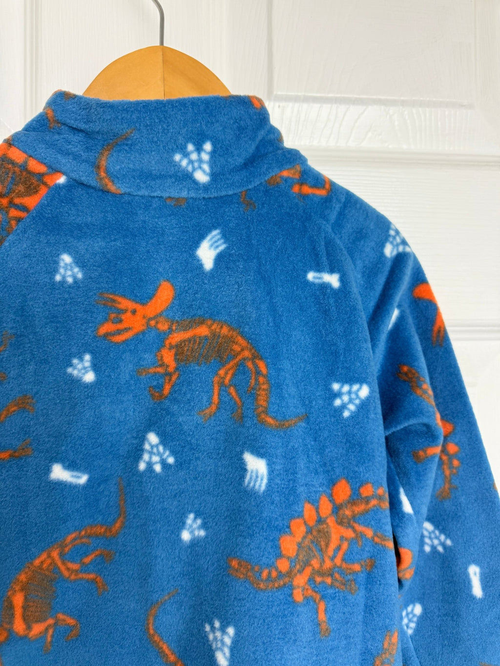 NEW MW Blue Dinosaur Zip Fleece - Boys 2 - 3 Years - Back On The Shelves High Street Discount Outlet Online UK