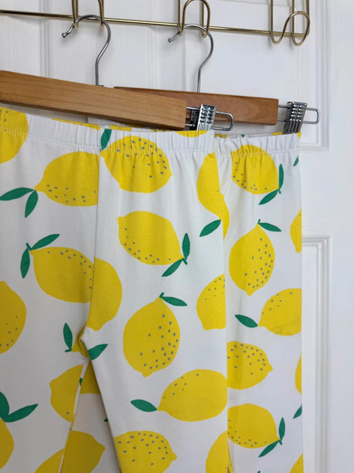 NEW Ex TU Lemon Yellow & White Summer Leggings Bundle Girls 4 Years - Back On The Shelves High Street Discount Outlet Online UK