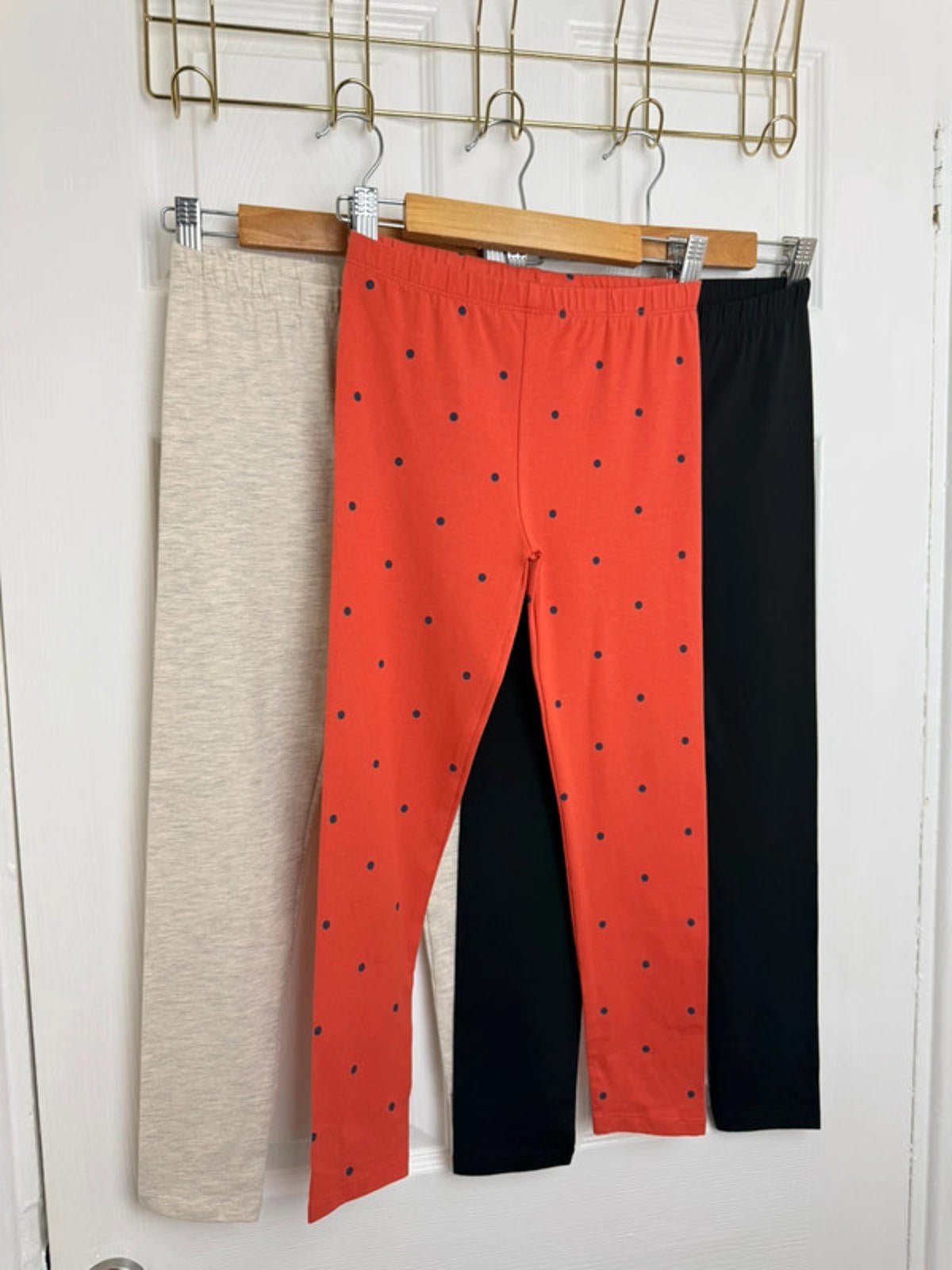 NEW Ex TU Girls Leggings Bundle Beige, Rust & Black Girls 8 Years - Back On The Shelves High Street Discount Outlet Online UK