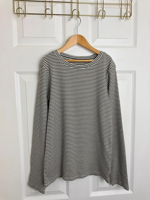 Ex Next Girls Ribbed Top | Age 13 Years | Stretchy Gold Thread Long Sleeve - Back On The Shelves High Street Discount Outlet Online UK