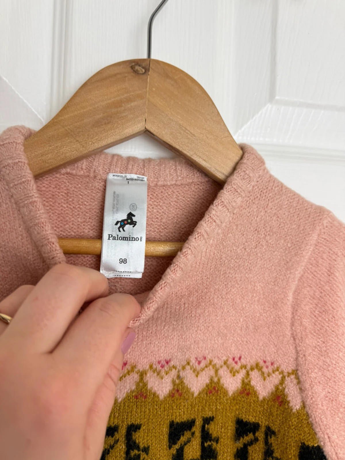 Palomino Grey Fair Isle Knitted Jumper - Unisex 3 Years - Back On The Shelves High Street Discount Outlet Online UK