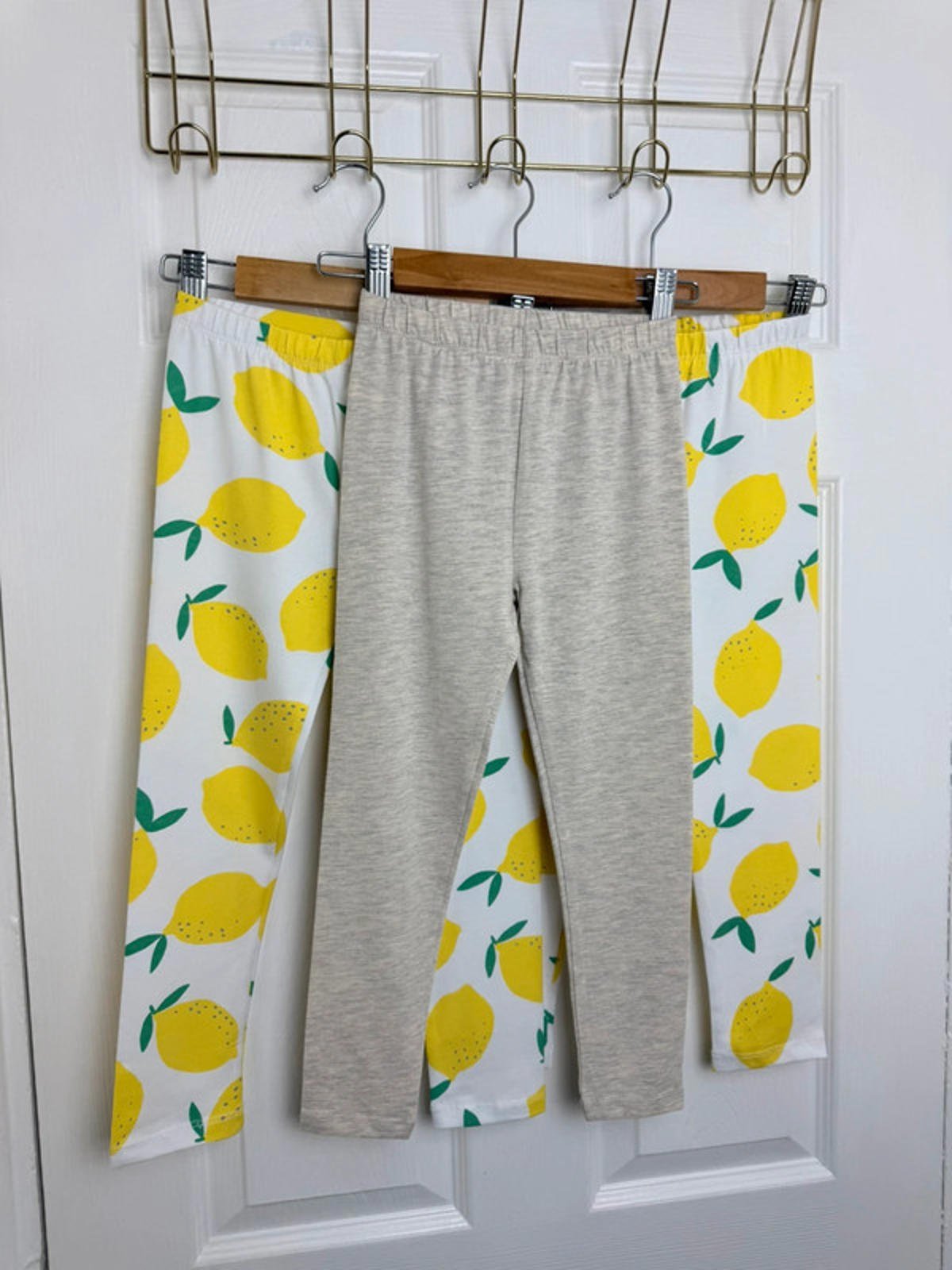 NEW Ex TU Yellow White Beige Summer Leggings Bundle Girls 6 Years - Back On The Shelves High Street Discount Outlet Online UK