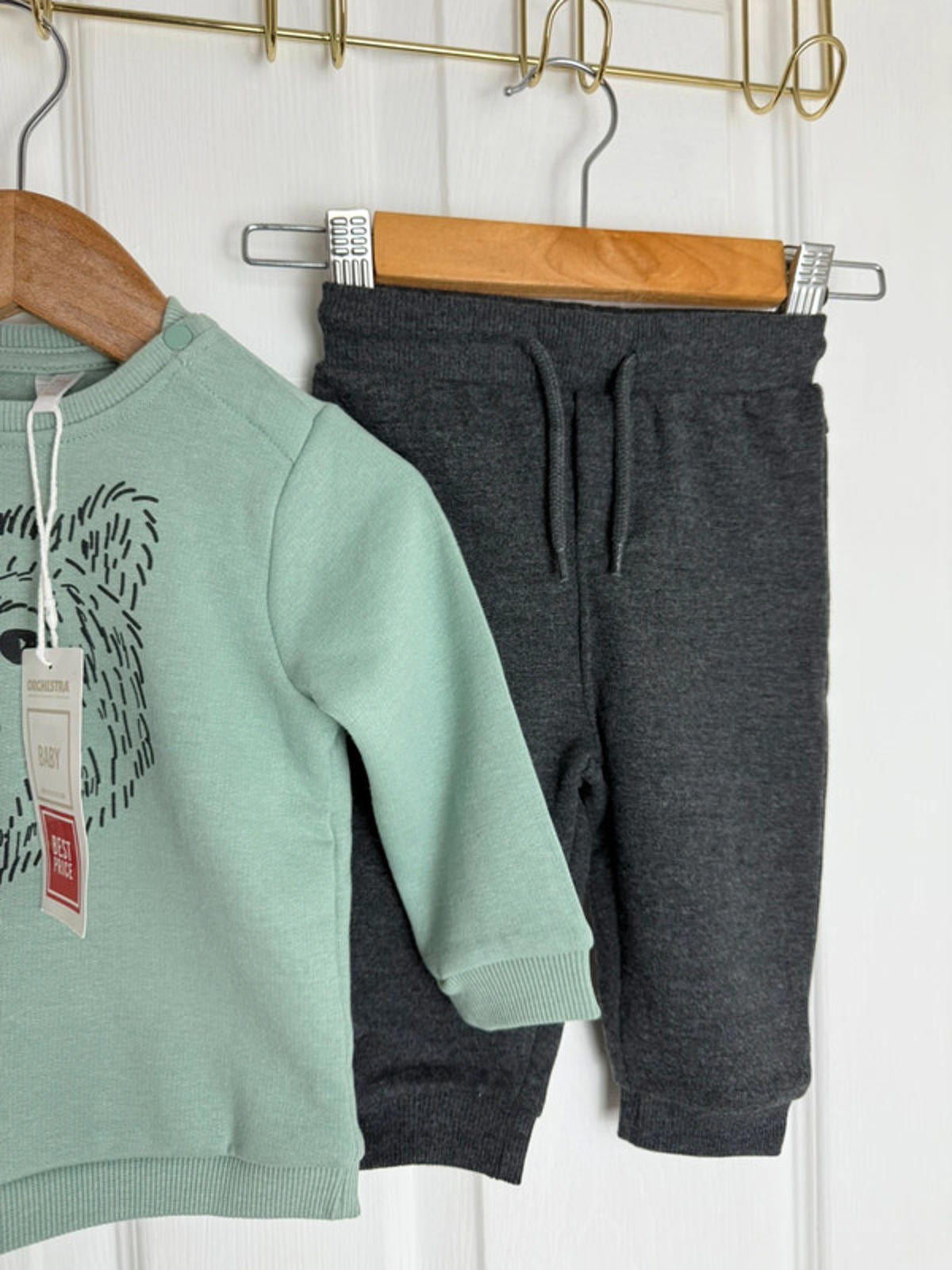 Orchestra Baby Boy Outfit 9 Months | Jumper & Joggers Set | New With Tags - Back On The Shelves High Street Discount Outlet Online UK