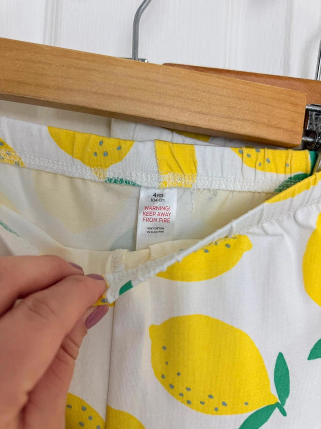 NEW Ex TU Lemon Yellow & White Summer Leggings Bundle Girls 4 Years - Back On The Shelves High Street Discount Outlet Online UK