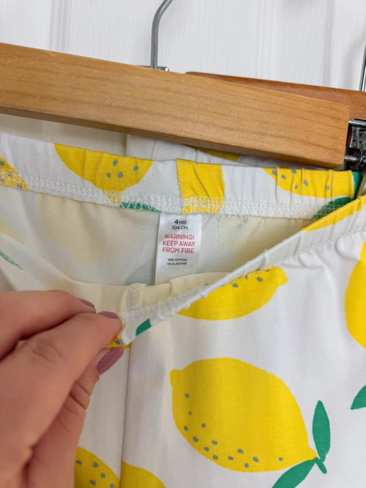 NEW Ex TU Lemon Yellow & White Summer Leggings Bundle Girls 4 Years - Back On The Shelves High Street Discount Outlet Online UK