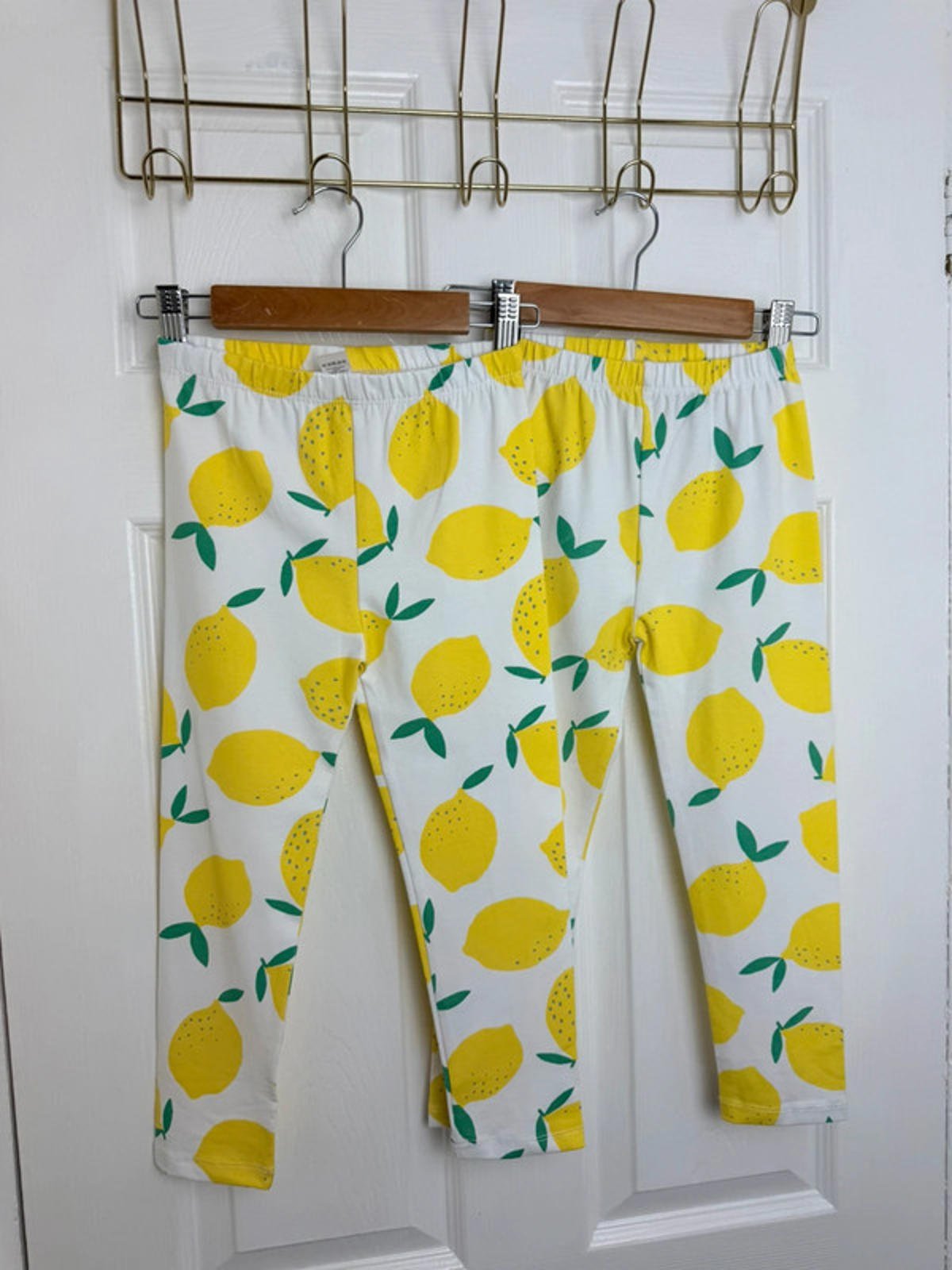 NEW Ex TU Lemon Yellow & White Summer Leggings Bundle Girls 6 Years - Back On The Shelves High Street Discount Outlet Online UK