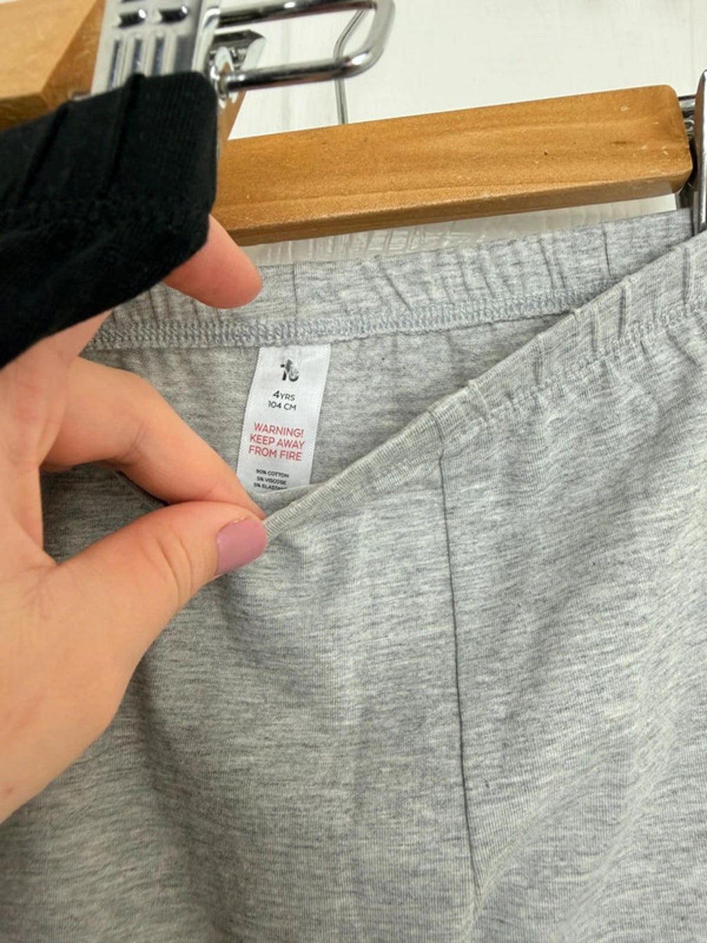 NEW Ex TU 3 Pack Leggings Black & Grey Girls 6 Years - Back On The Shelves High Street Discount Outlet Online UK