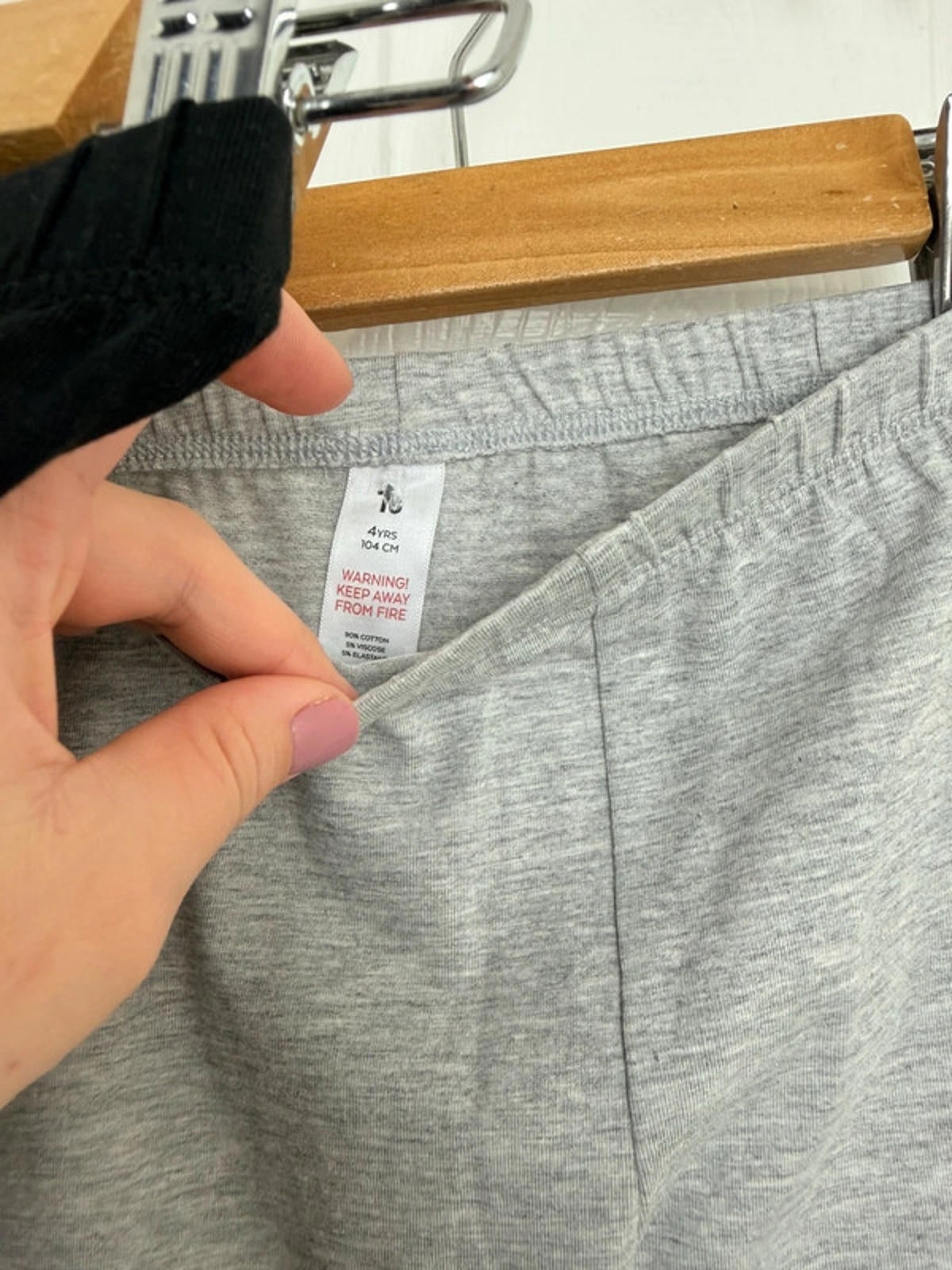 NEW Ex TU 3 Pack Leggings Black & Grey Girls 6 Years - Back On The Shelves High Street Discount Outlet Online UK