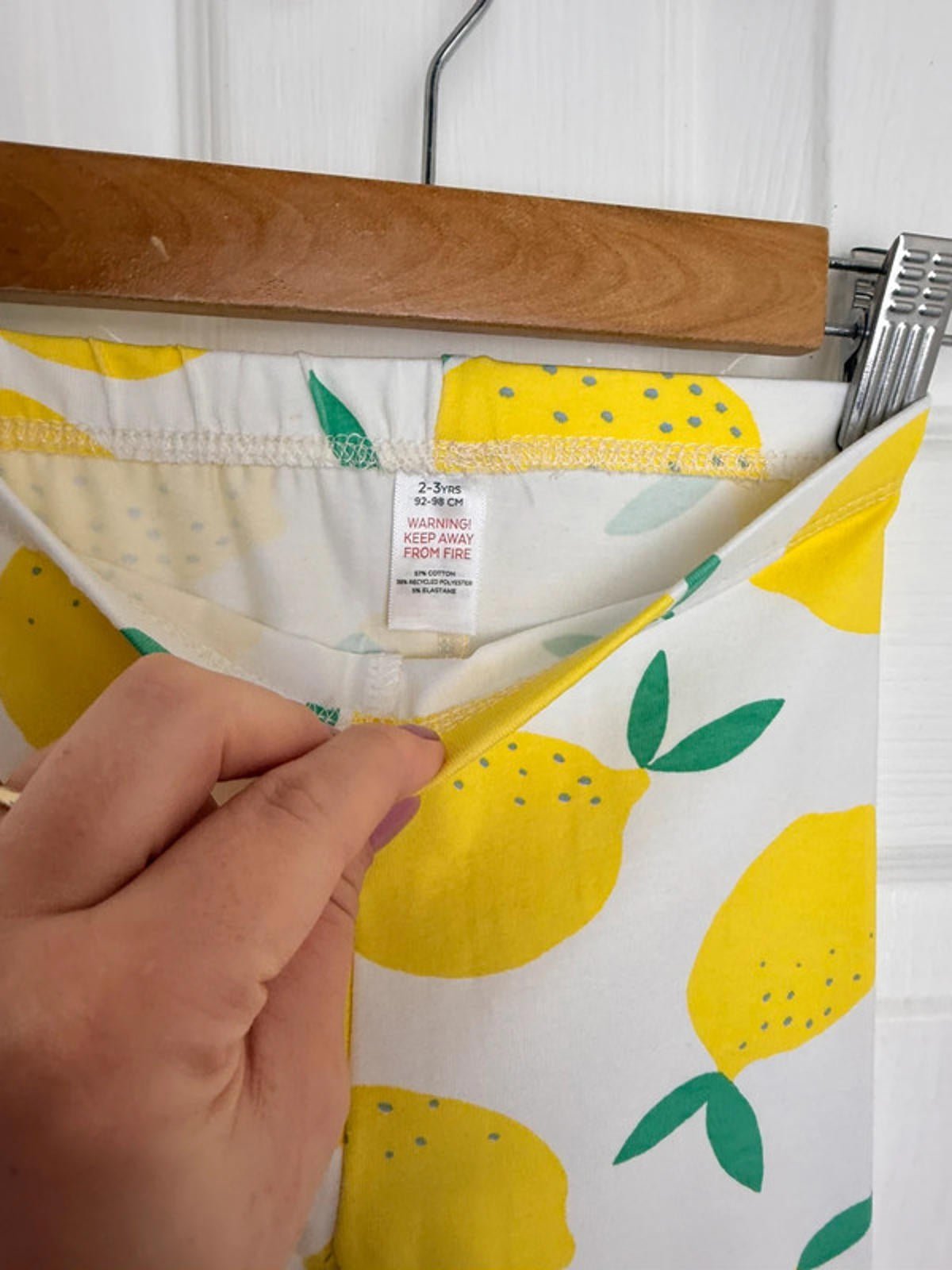 NEW Ex TU Lemon Yellow & White Summer Leggings Bundle Girls 2 - 3 Years - Back On The Shelves High Street Discount Outlet Online UK