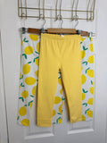 NEW Ex TU Lemon Yellow & White Summer Leggings Bundle Girls 6 Years - Back On The Shelves High Street Discount Outlet Online UK