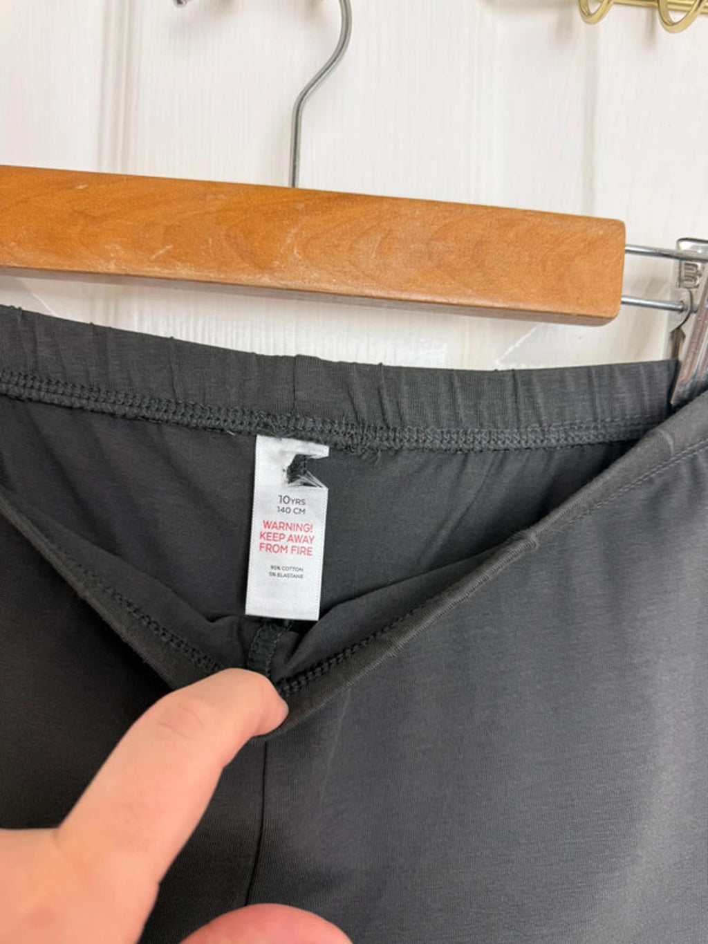 NEW Ex TU Dark Grey Leggings Girls 10 Years - Back On The Shelves High Street Discount Outlet Online UK