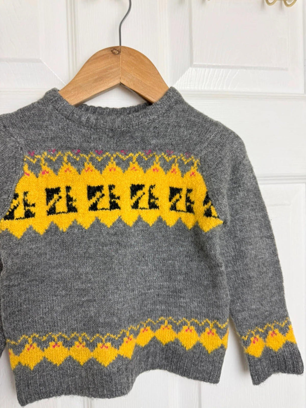 Palomino Grey Fair Isle Knitted Jumper - Boys 18 - 24 Months - Back On The Shelves High Street Discount Outlet Online UK