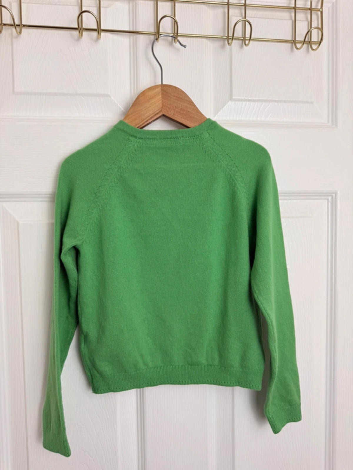 NEW Ex NXT Green Fine Knit Button Cardigan - Girls 5 Years - Back On The Shelves High Street Discount Outlet Online UK