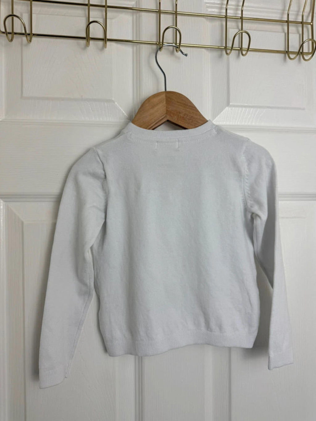 NEW Ex NXT White Fine Knit Button Cardigan - Girls 12 - 18 Months - Back On The Shelves High Street Discount Outlet Online UK