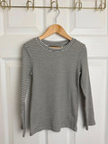Ex Next Ribbed Striped Top | 6 Years | Gold Thread | BNWT - Back On The Shelves High Street Discount Outlet Online UK