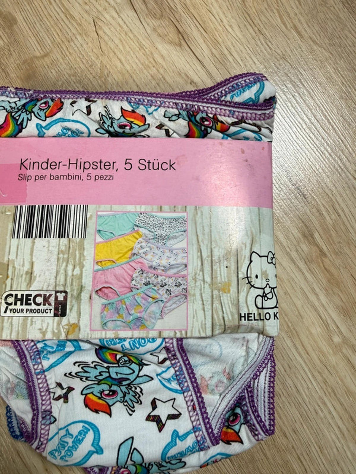 NEW Lycra My Little Pony 5 Pack Hipster Knickers Girls 4 Years - Back On The Shelves High Street Discount Outlet Online UK