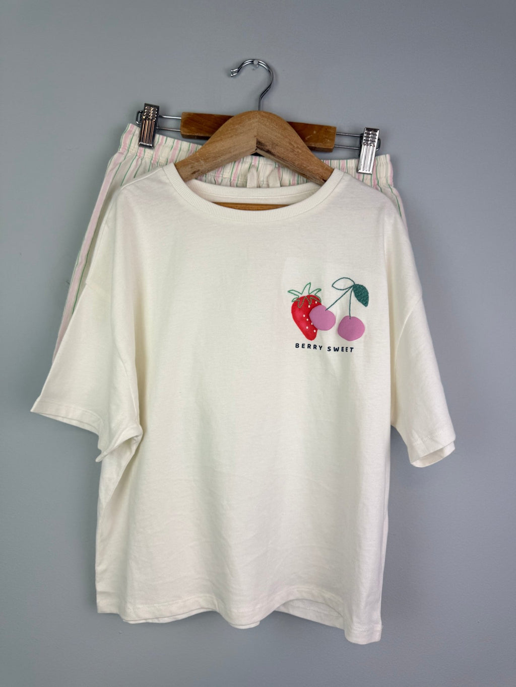 Berry Sweet Shortie Pyjama Set - Girls 9 - 15 Years - Back On The Shelves High Street Discount Outlet Online UK