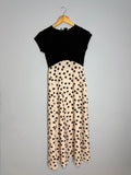 Ladies Petite Polka Dot Maxi Length Dress - Size 6 - 18 - Back On The Shelves High Street Discount Outlet Online UK