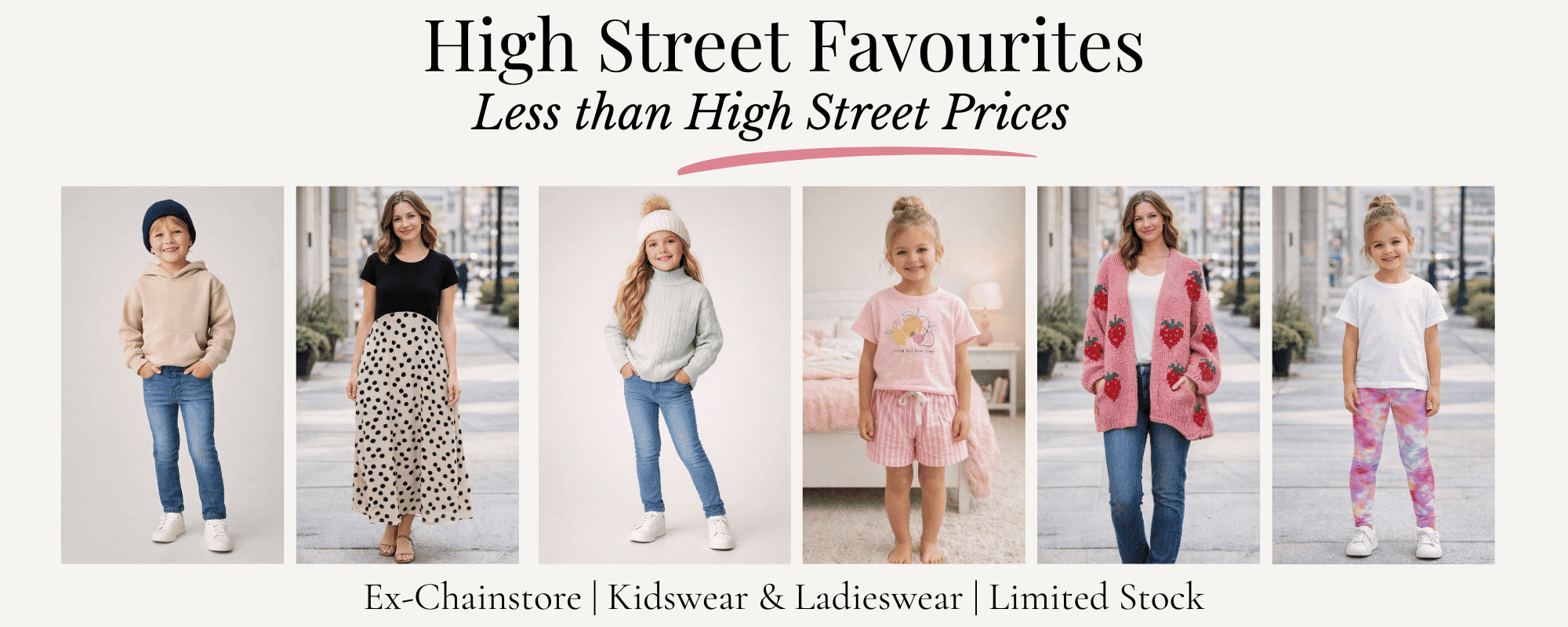 High street discount outlet for women and childrens clothing uk online