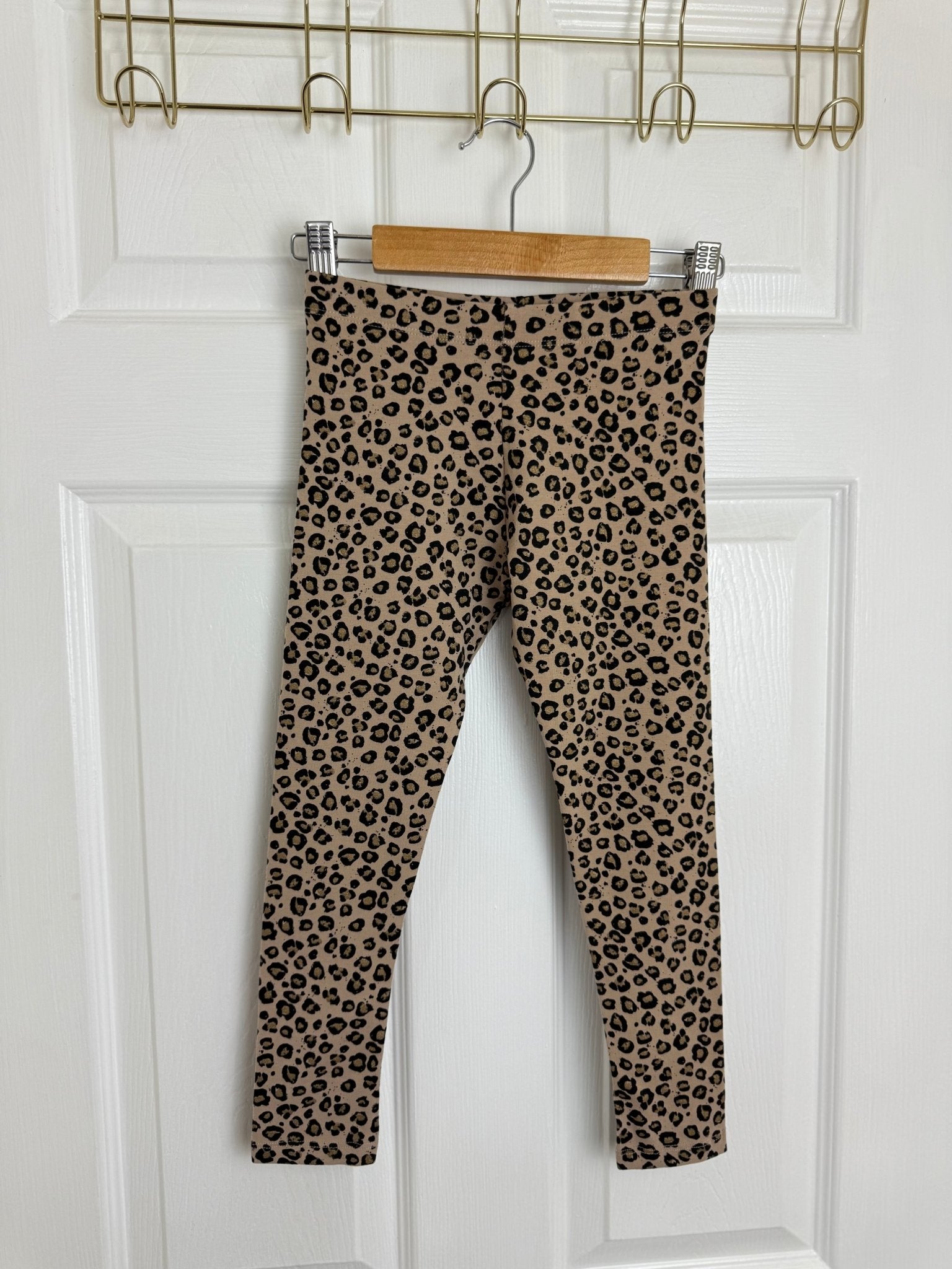 NEW NXT Animal Print Gold Glitter Leggings - Girls 13 Years - Back On The Shelves High Street Discount Outlet Online UK