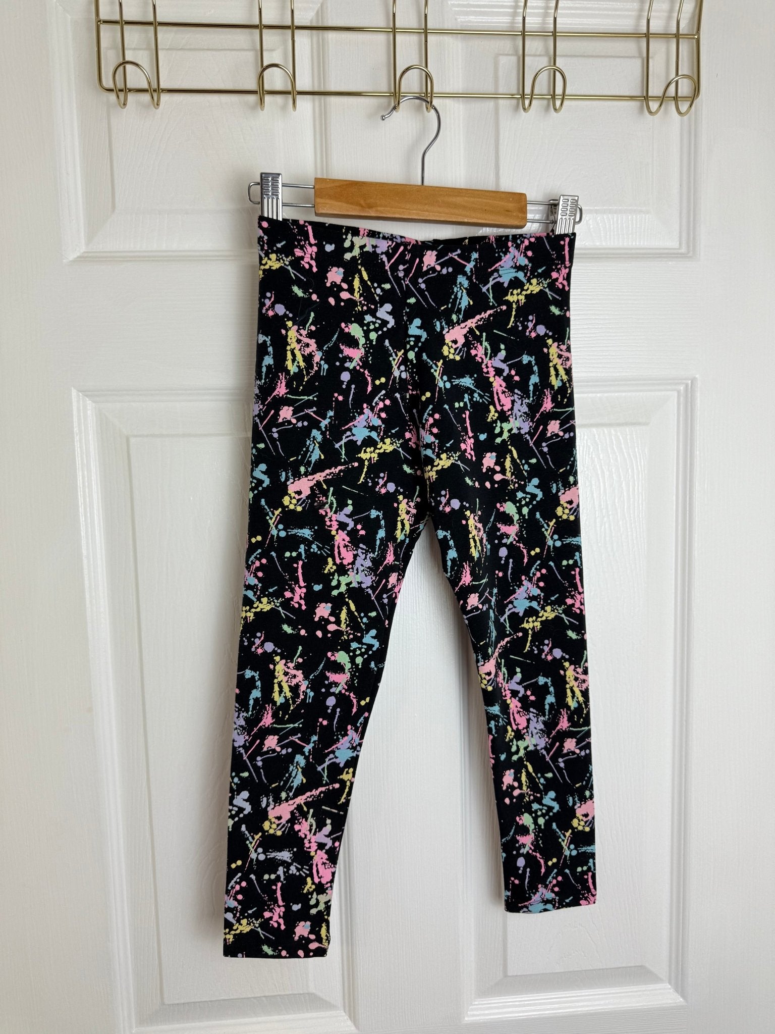 NEW NXT Multicolour Paint Splatter Leggings - Girls 11 Years - Back On The Shelves High Street Discount Outlet Online UK
