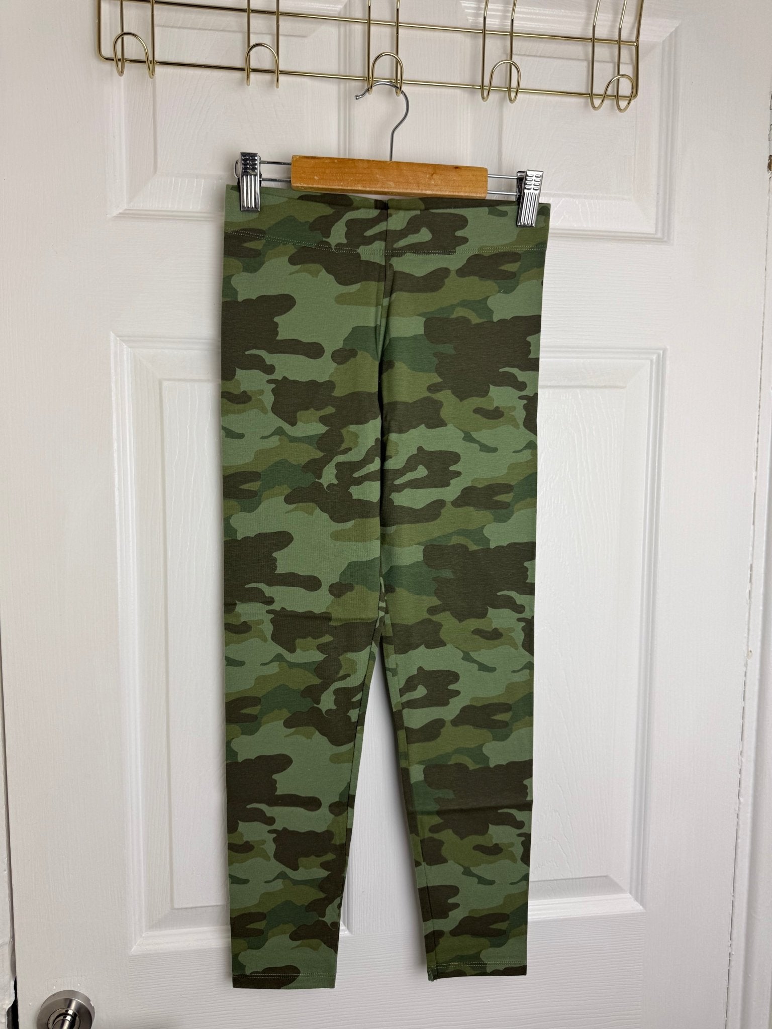 MS Green Camo Leggings - Girls 10 - 12 Years - Back On The Shelves High Street Discount Outlet Online UK