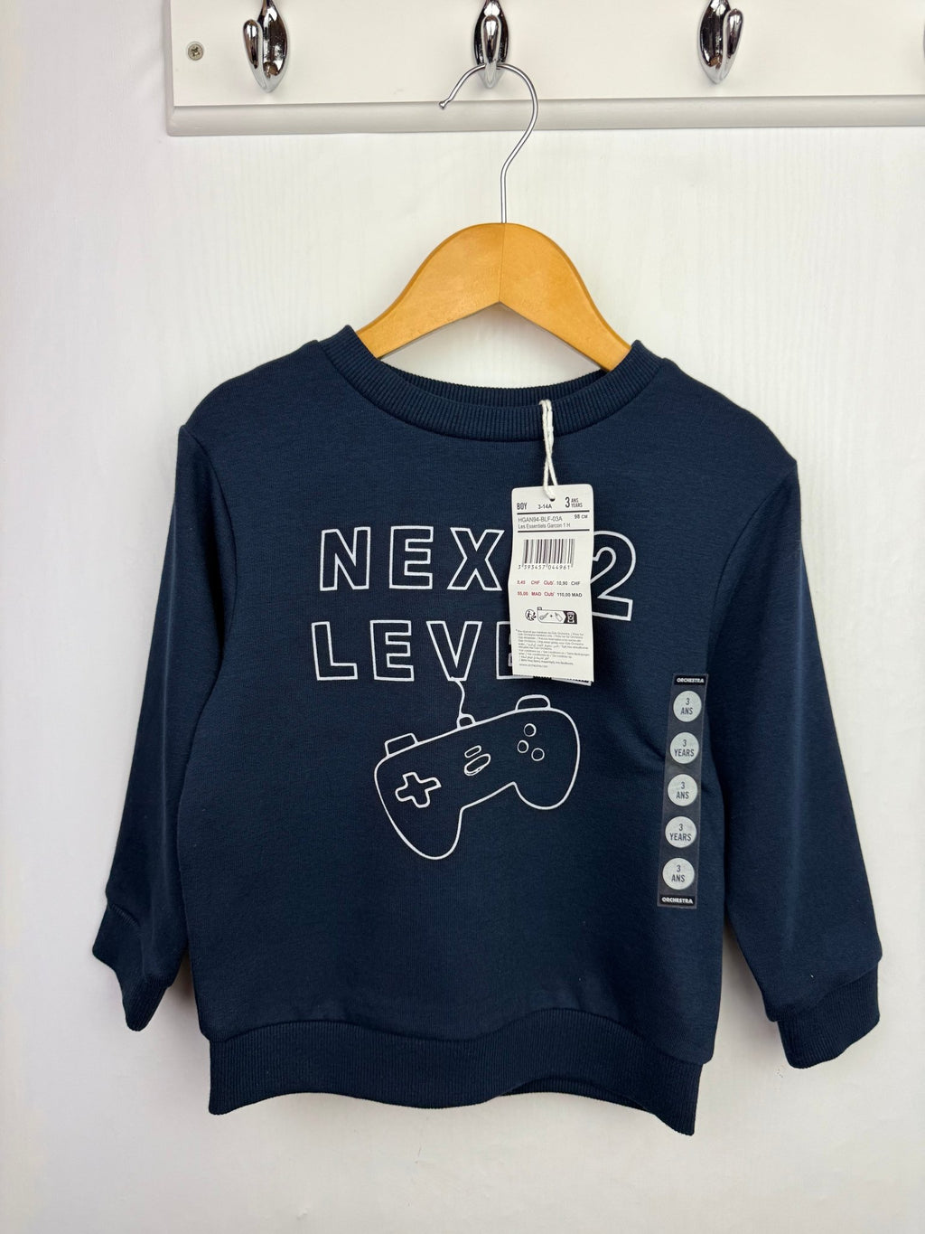 NEW Orchestra Next Level 2 Sweater - Boys 3 - 12 Years - Back On The Shelves High Street Discount Outlet Online UK