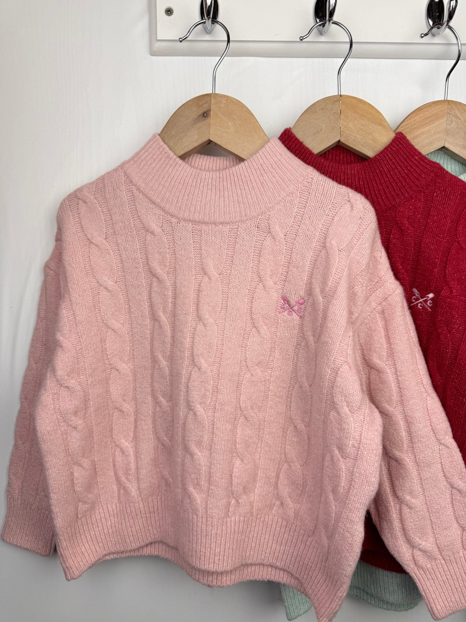 NEW Ex Crew Cable Knit Jumper - Girls 18m - 9y - Back On The Shelves High Street Discount Outlet Online UK