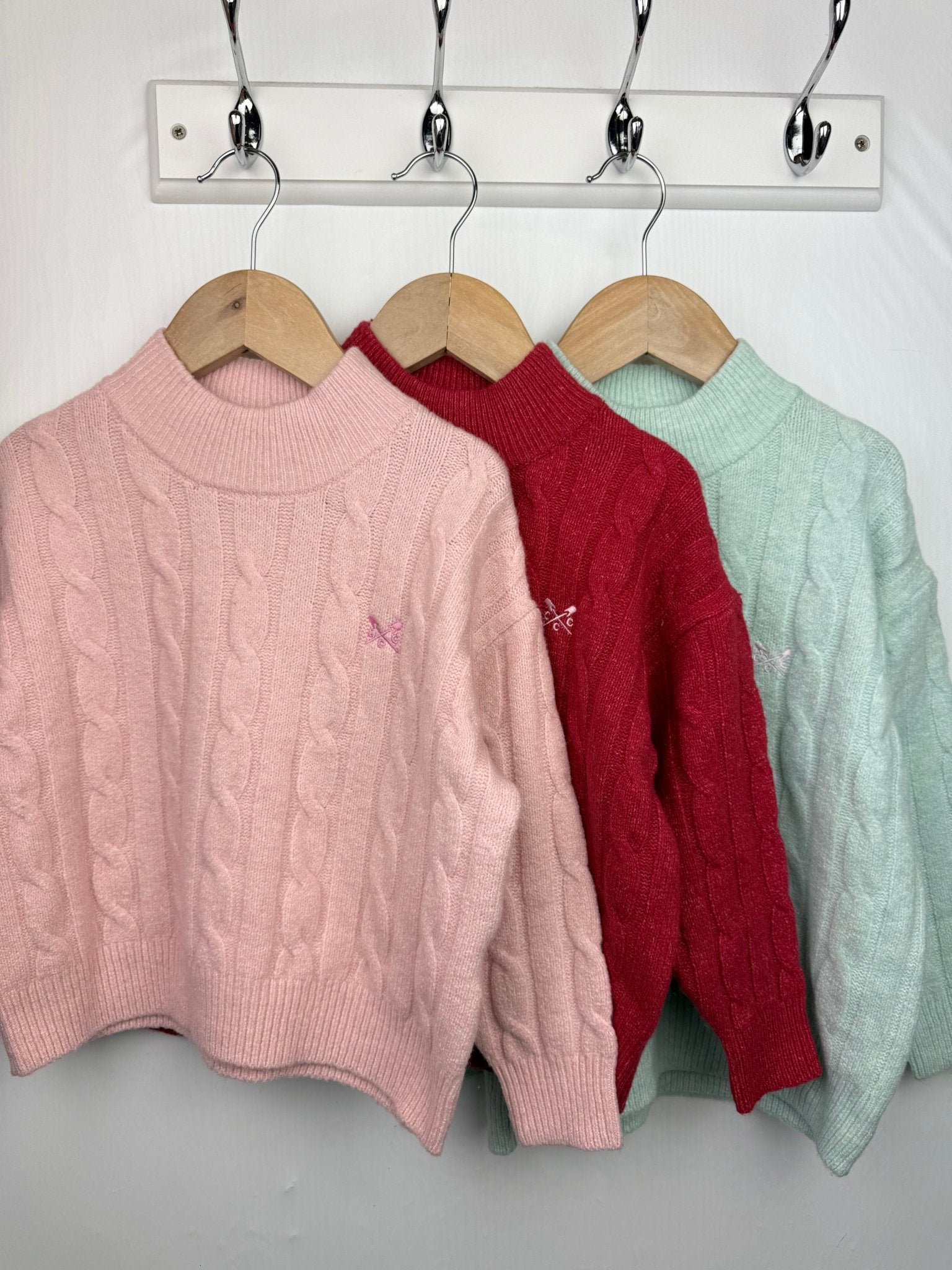 NEW Ex Crew Cable Knit Jumper - Girls 18m - 9y - Back On The Shelves High Street Discount Outlet Online UK