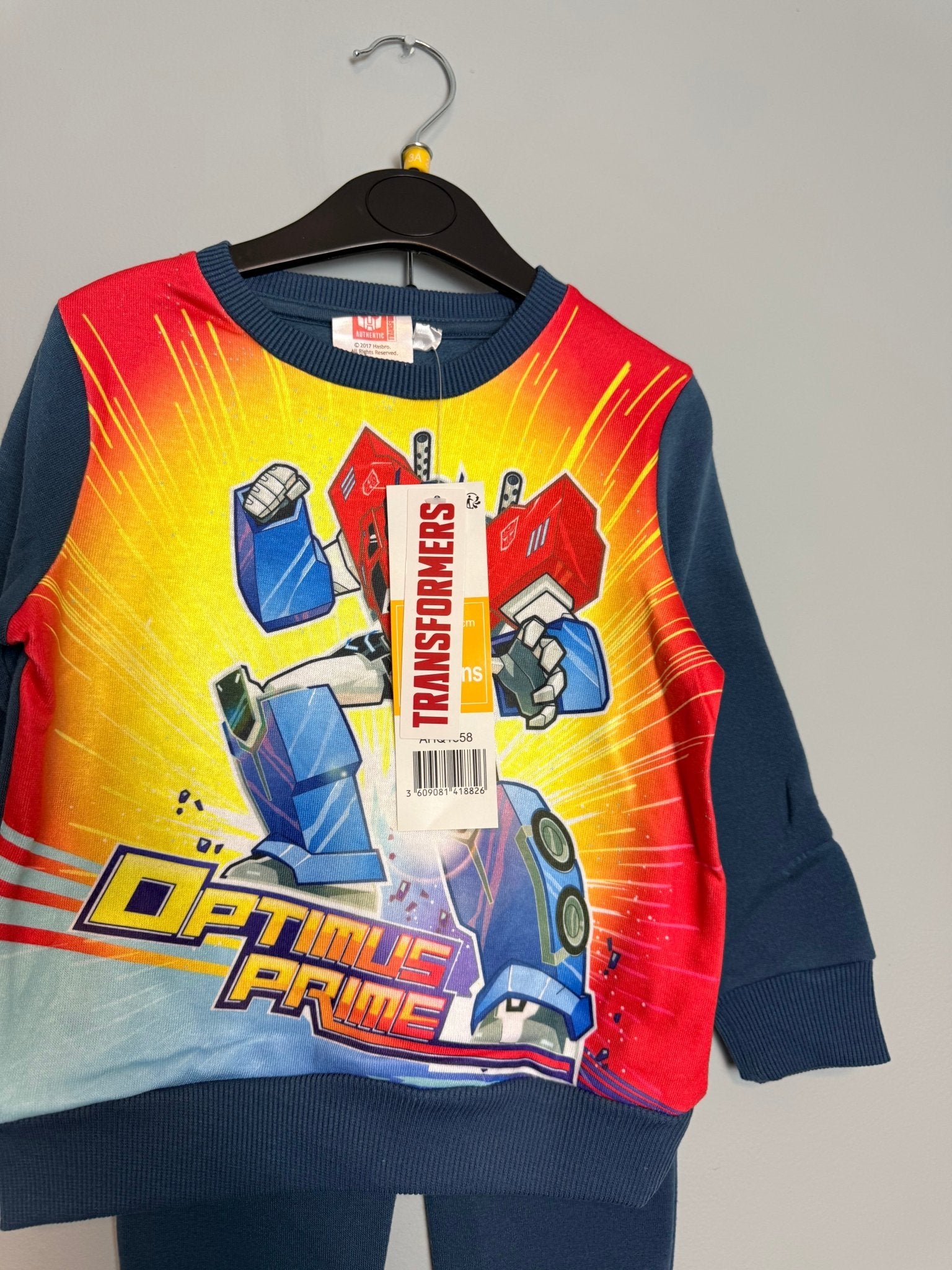 Transformers Optimus Prime Kids Tracksuit Outfit - Boys 3 - 8 Years - Back On The Shelves High Street Discount Outlet Online UK