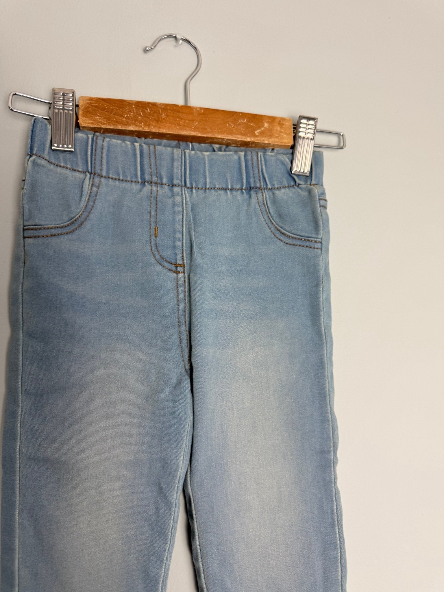 Kids Light Pale Blue Jegging Jeans - Unisex 12 Months - 4 Years - Back On The Shelves High Street Discount Outlet Online UK