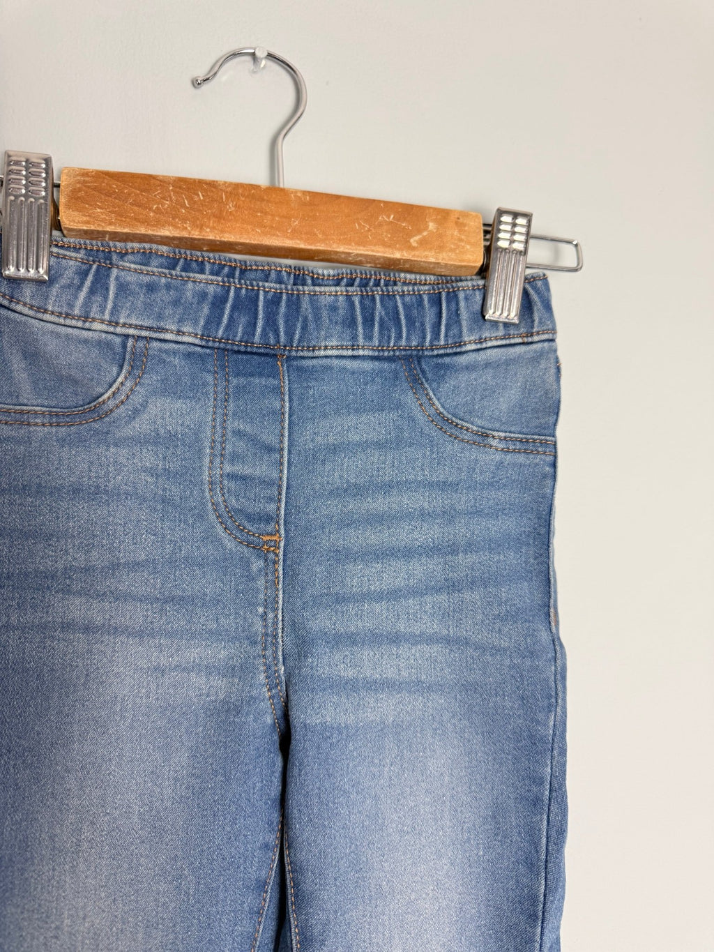 Kids Light Blue Jegging Jeans - Unisex 4 - 14 Years - Back On The Shelves High Street Discount Outlet Online UK