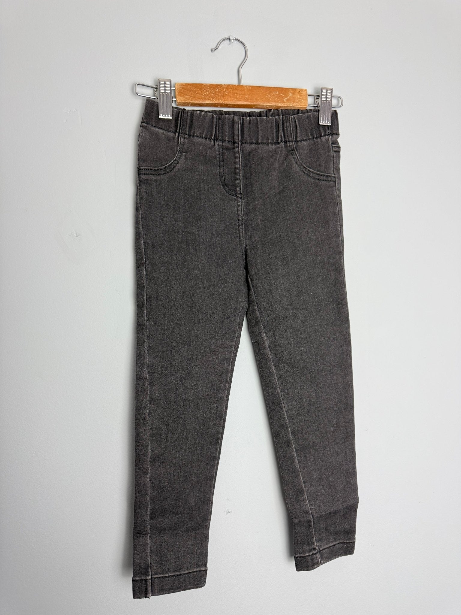 Kids Dark Grey Jegging Jeans - Unisex 12 Months - 5 Years - Back On The Shelves High Street Discount Outlet Online UK