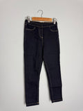 Kids Dark Black/Blue Jegging Jeans - Unisex 7 Years - Back On The Shelves High Street Discount Outlet Online UK