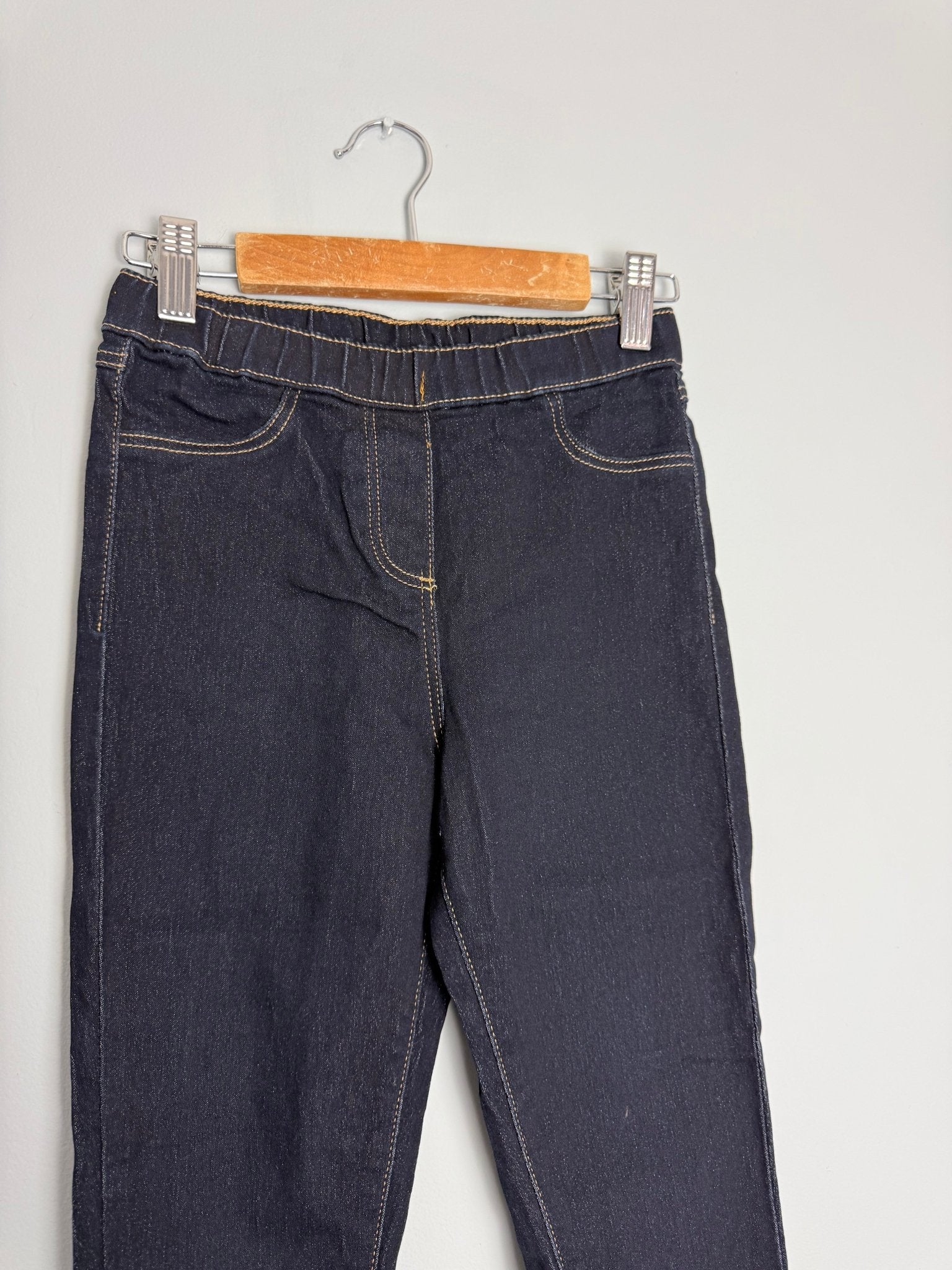 Kids Dark Black/Blue Jegging Jeans - Unisex 7 Years - Back On The Shelves High Street Discount Outlet Online UK