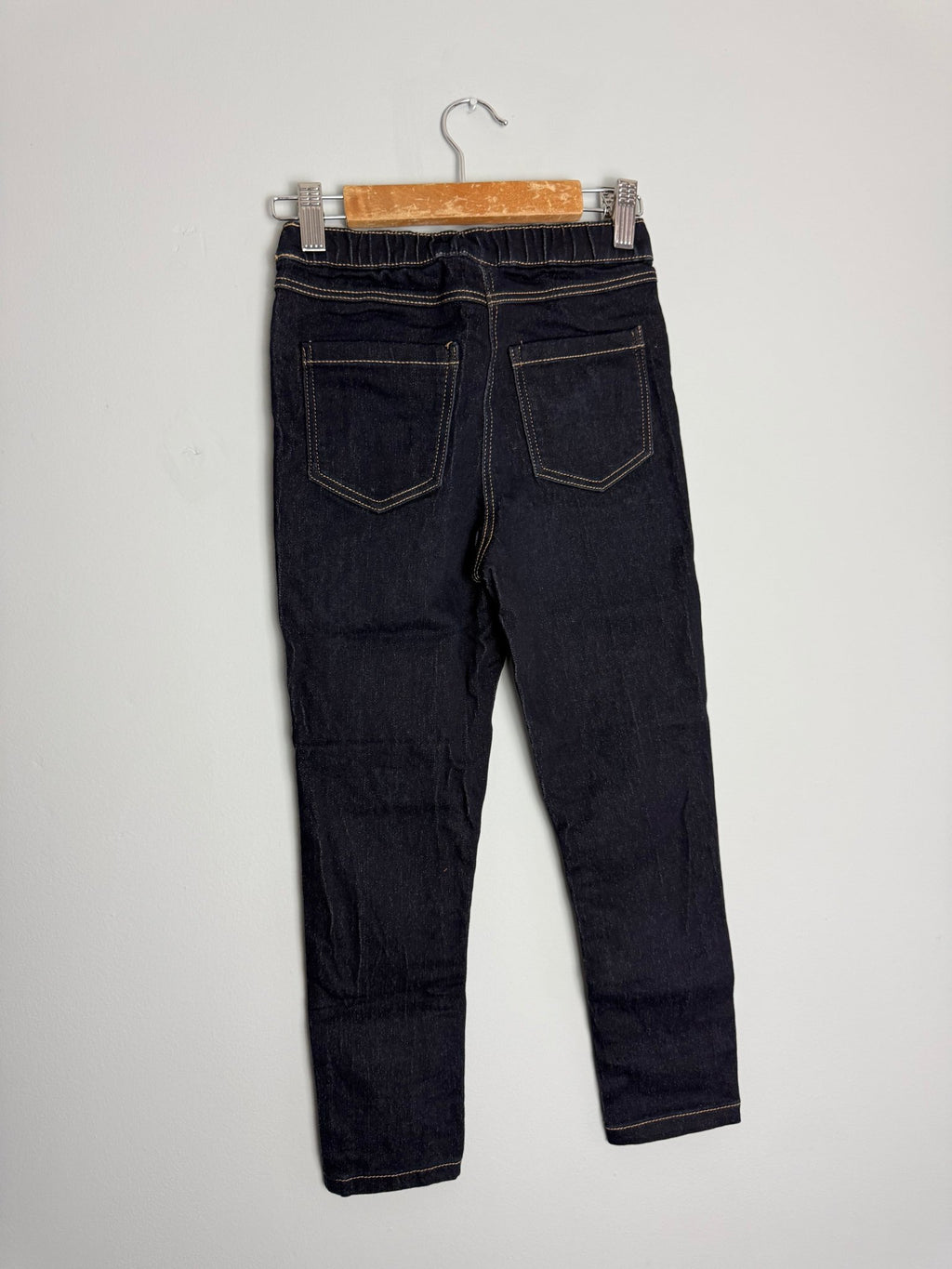 Kids Dark Black/Blue Jegging Jeans - Unisex 7 Years - Back On The Shelves High Street Discount Outlet Online UK