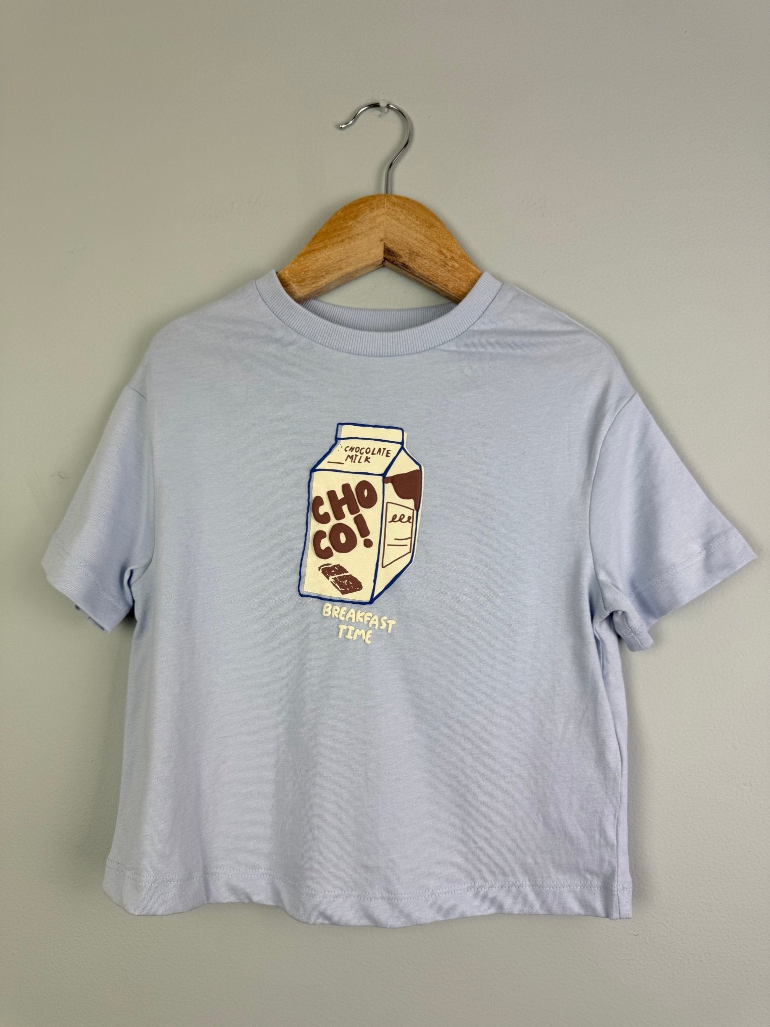 Kids Chocolate Milk Print Top & Shorts Pyjama Set - Boys 12m–8 Years - Back On The Shelves High Street Discount Outlet Online UK