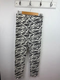 MS White & Black Zebra Print Leggings - Girls 10 - 14 Years - Back On The Shelves High Street Discount Outlet Online UK