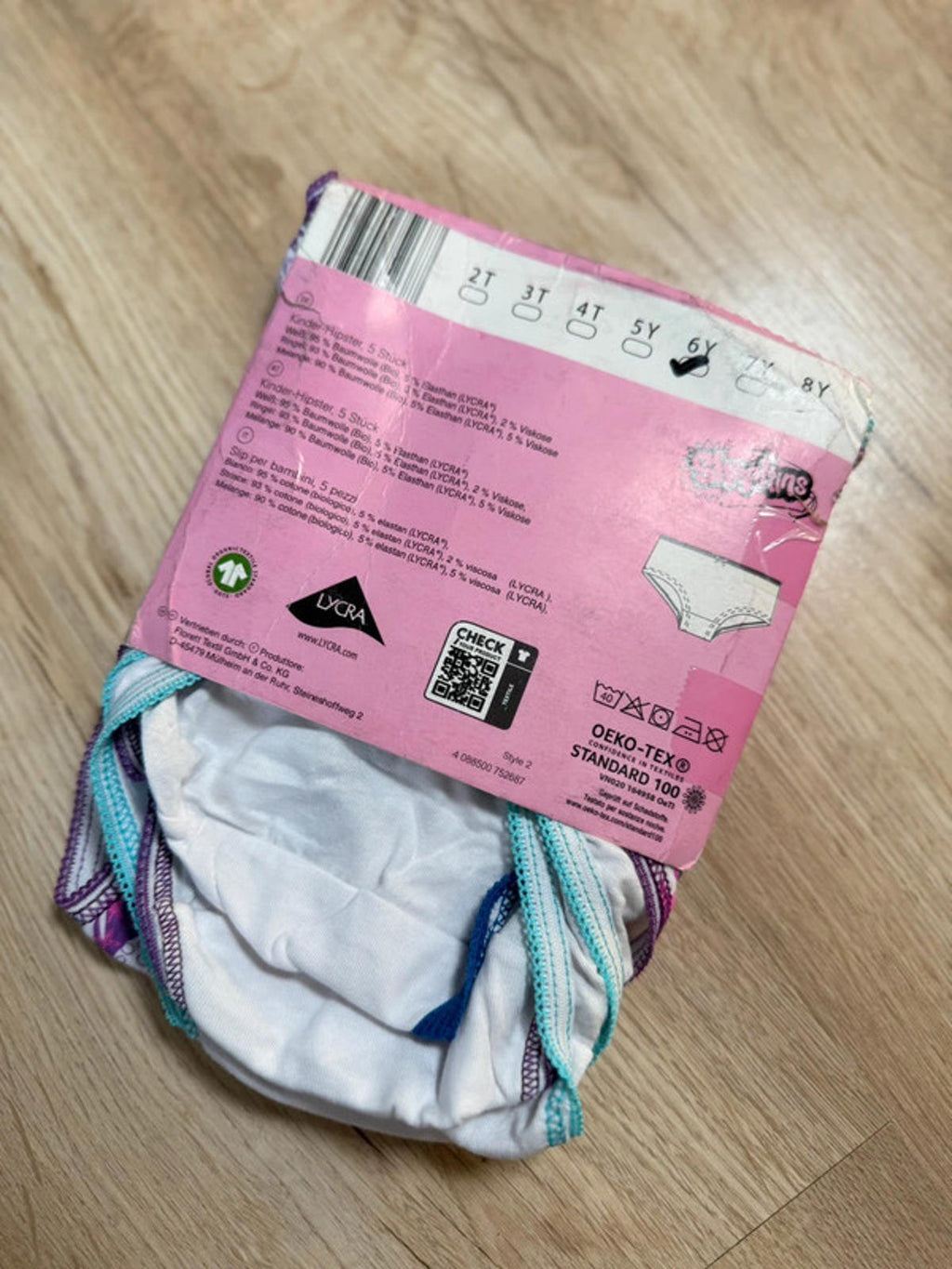 NEW Shopkins 5 Pack Hipster Knickers Size 6 Years - Back On The Shelves High Street Discount Outlet Online UK