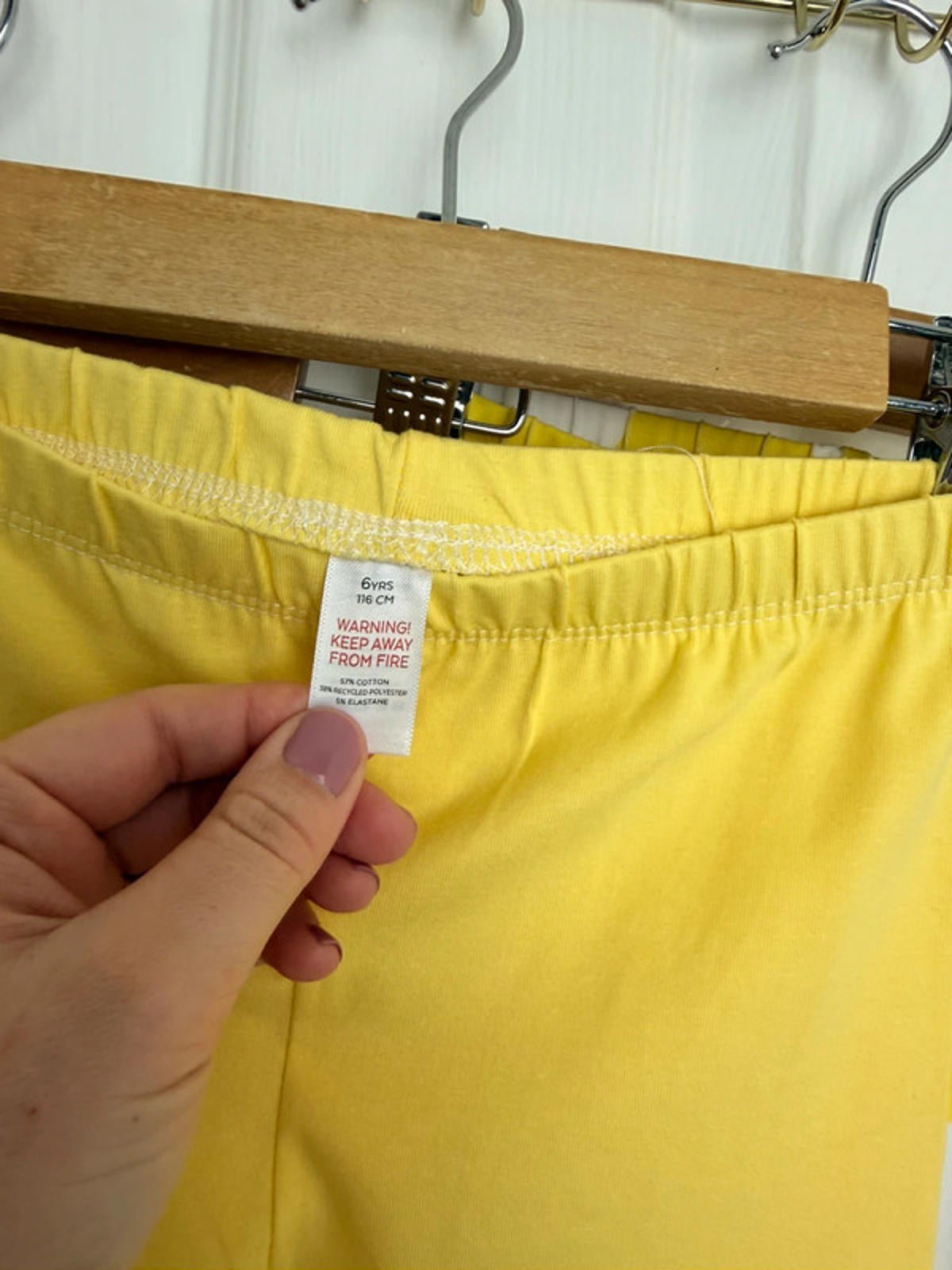 NEW Ex TU Lemon Yellow & White Summer Leggings Bundle Girls 6 Years - Back On The Shelves High Street Discount Outlet Online UK