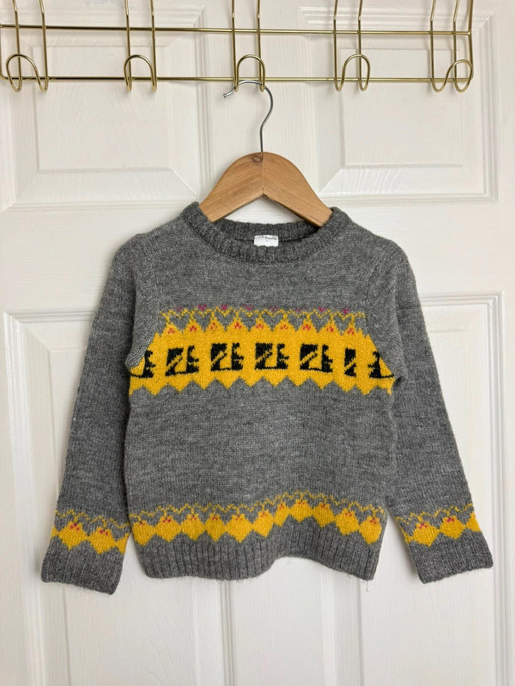 Palomino Grey Fair Isle Knitted Jumper - Boys 3 Years - Back On The Shelves High Street Discount Outlet Online UK