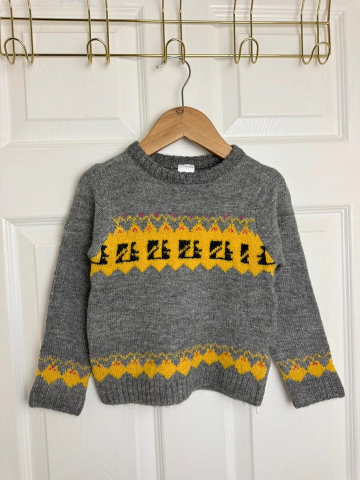 Palomino Grey Fair Isle Knitted Jumper - Boys 3 Years - Back On The Shelves High Street Discount Outlet Online UK