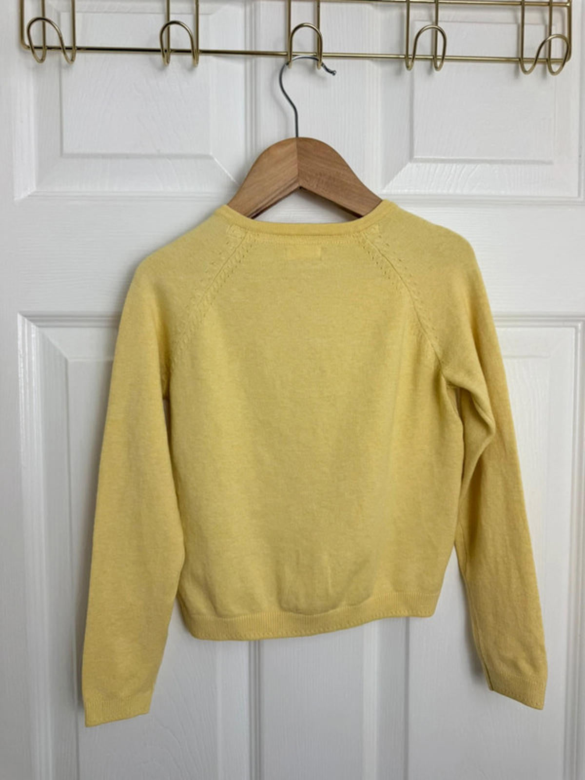 NEW Ex NXT Yellow Fine Knit Button Cardigan | Classic Lightweight Layer 5 Years - Back On The Shelves High Street Discount Outlet Online UK