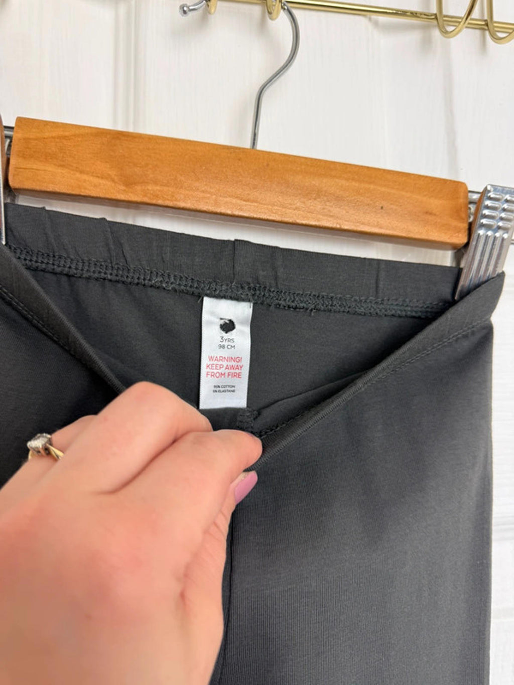 NEW Ex TU Dark Grey Leggings Size 3 Years - Back On The Shelves High Street Discount Outlet Online UK