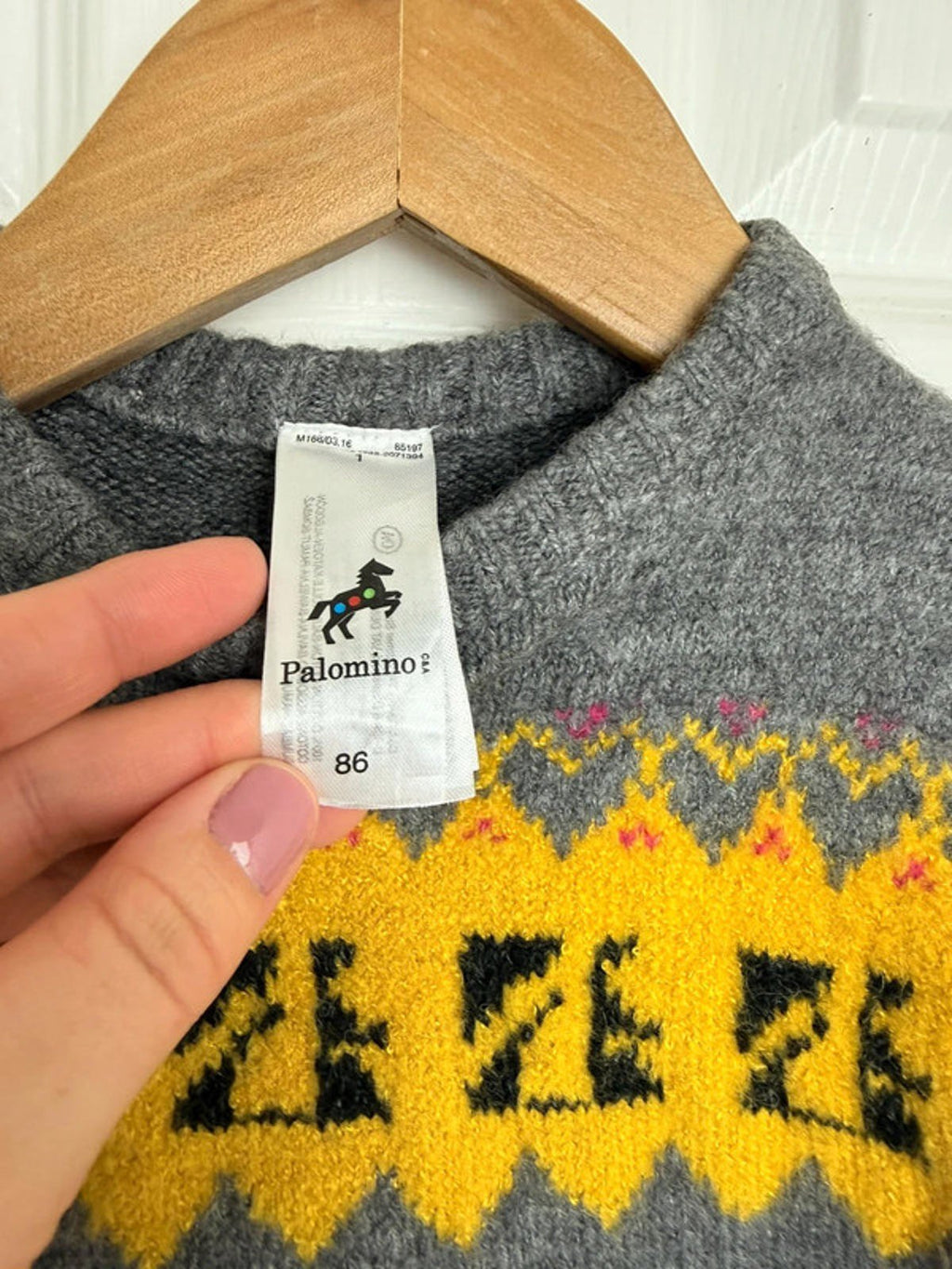 Palomino Grey Fair Isle Knitted Jumper - Boys 18 - 24 Months - Back On The Shelves High Street Discount Outlet Online UK