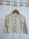 NEW Ex NXT Cream Floral Fine Knit Button Cardigan | 12 - 18 Months - Back On The Shelves High Street Discount Outlet Online UK