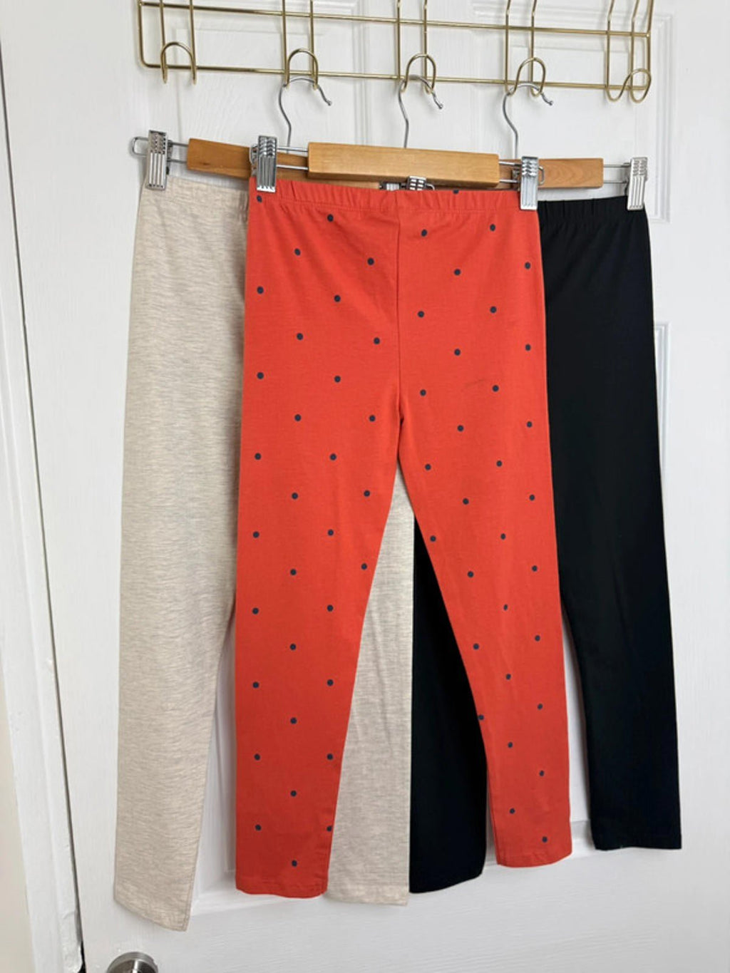 NEW Ex TU Girls Leggings Bundle Beige, Rust & Black Girls 8 Years - Back On The Shelves High Street Discount Outlet Online UK