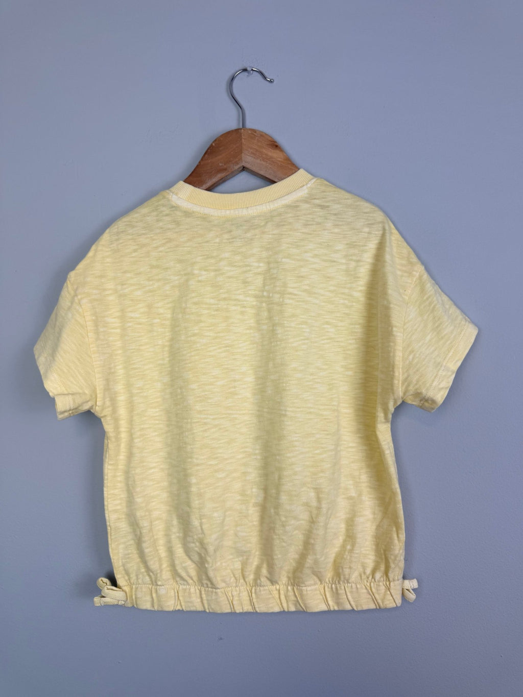 Ex MS Yellow Floral Short Sleeve Top - Girls 2 - 8 Years - Back On The Shelves High Street Discount Outlet Online UK